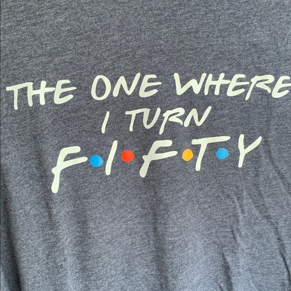 {Bella Canvas} Blue 50 Graphic Tee - Picture 2 of 4